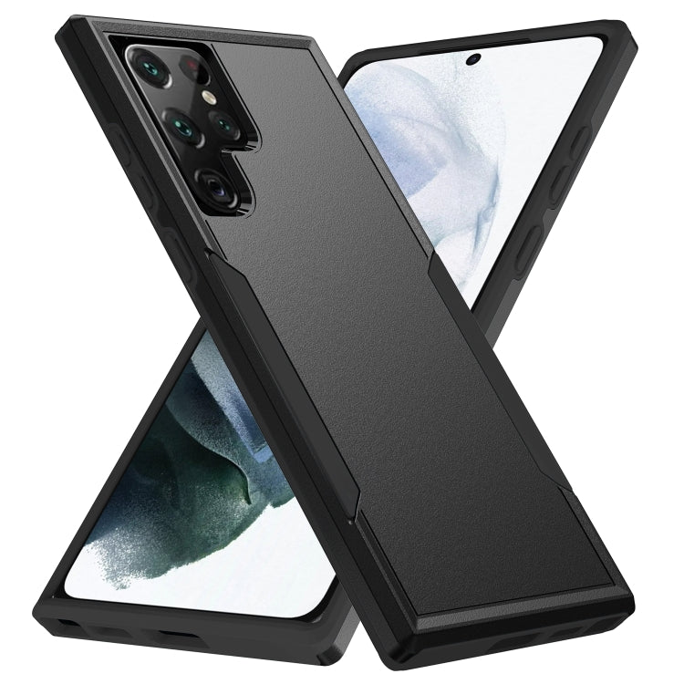 For Samsung Galaxy S23 Ultra 5G Pioneer Armor PC + TPU Phone Case(Black) - Galaxy S23 Ultra 5G Cases by PMC TechLife | Online Shopping South Africa | PMC TechLife