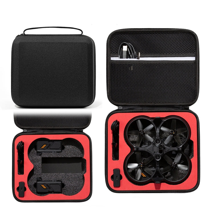 For DJI Avata Drone Body Square Shockproof Hard Case Carrying Storage Bag, Size: 28 x 23 x 10cm(Black + Red Liner) - Cases & Bags by PMC TechLife | Online Shopping South Africa | PMC TechLife | Buy Now Pay Later Mobicred