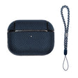 For AirPods Pro 2 Nylon Waterproof Wireless Earphone Case with Lanyard(Dark Blue) - For AirPods Pro 2 by PMC Jewellery | Online Shopping South Africa | PMC Jewellery | Buy Now Pay Later Mobicred