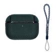 For AirPods Pro 2 Nylon Waterproof Wireless Earphone Case with Lanyard(Dark Green) - For AirPods Pro 2 by PMC Jewellery | Online Shopping South Africa | PMC Jewellery | Buy Now Pay Later Mobicred