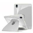 For OPPO Pad Air 10.3 2022 Acrylic 360 Degree Rotation Holder Tablet Leather Case(Grey) - OPPO by PMC TechLife | Online Shopping South Africa | PMC TechLife | Buy Now Pay Later Mobicred
