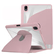 For OPPO Pad Air 10.3 2022 Acrylic 360 Degree Rotation Holder Tablet Leather Case(Baby Pink) - OPPO by PMC TechLife | Online Shopping South Africa | PMC TechLife | Buy Now Pay Later Mobicred