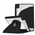 For OPPO Pad Air 10.3 2022 Acrylic 360 Degree Rotation Holder Tablet Leather Case(Black) - OPPO by PMC TechLife | Online Shopping South Africa | PMC TechLife | Buy Now Pay Later Mobicred