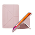 For Nokia T20 Acrylic 2 in 1 Y-fold Smart Leather Tablet Case(Pink) - Nokia by PMC TechLife | Online Shopping South Africa | PMC TechLife | Buy Now Pay Later Mobicred