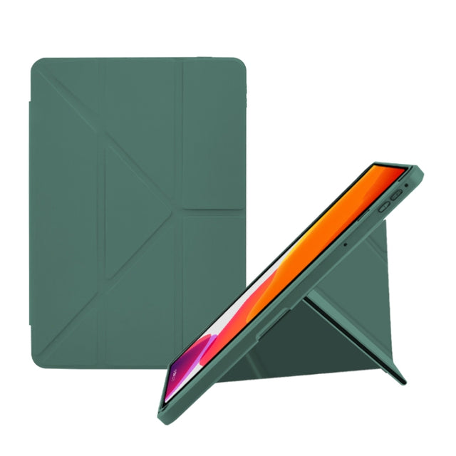 For Huawei MatePad 10.4 Acrylic 2 in 1 Y-fold Smart Leather Tablet Case(Emerald)
