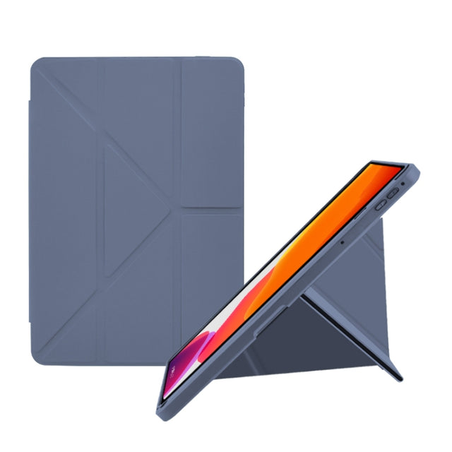 For Lenovo Legion Y700 8.8 2022 Acrylic 2 in 1 Y-fold Smart Leather Tablet Case(Lavender Purple) - Lenovo by PMC TechLife | Online Shopping South Africa | PMC TechLife | Buy Now Pay Later Mobicred