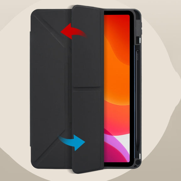 For Lenovo Legion Y700 8.8 2022 Acrylic 2 in 1 Y-fold Smart Leather Tablet Case(Grey)