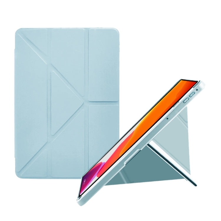For Honor Pad 8 2022 Acrylic 2 in 1 Y-fold Smart Leather Tablet Case(Ice White) - Honor by PMC TechLife | Online Shopping South Africa | PMC TechLife | Buy Now Pay Later Mobicred
