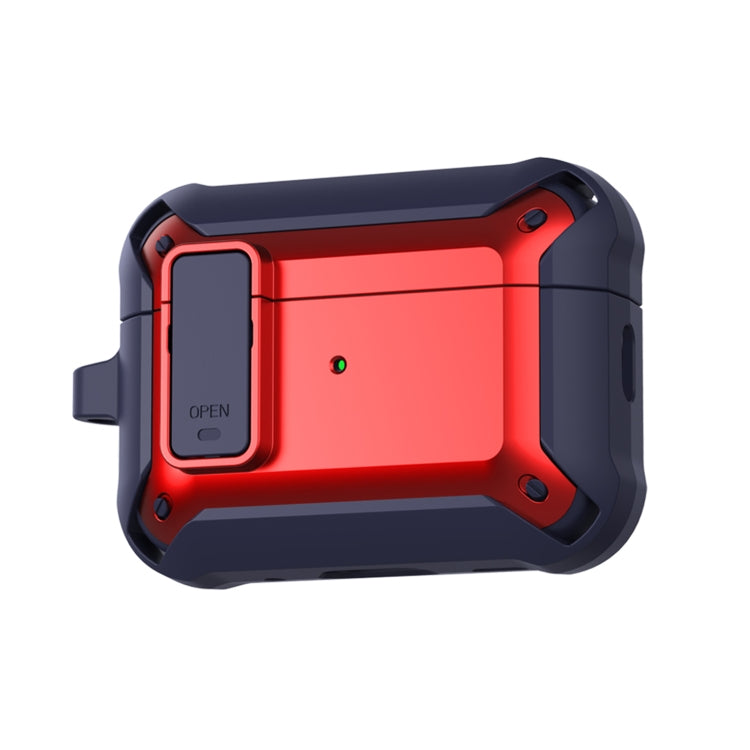 For AirPods Pro 2 Bumblebee Wireless Earphones Silicone Case with Switch & Lanyard Hole(Blue Red) - For AirPods Pro 2 by PMC Jewellery | Online Shopping South Africa | PMC Jewellery | Buy Now Pay Later Mobicred