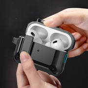 For AirPods Pro 2 Bumblebee Wireless Earphones Silicone Case with Switch & Lanyard Hole(Grey Yellow)