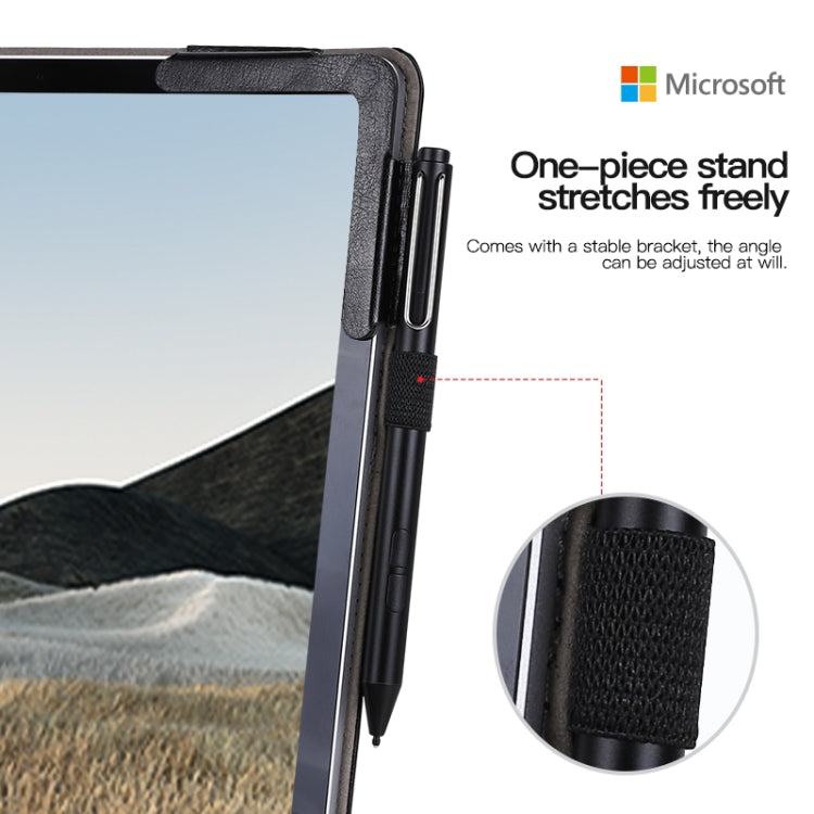 For Microsoft Surface Laptop 1 / 2 / 3 / 4 Universal 13.5 inch Laptop Anti-drop Protective Case(Black)