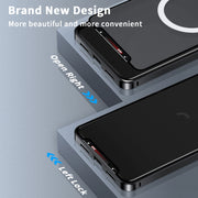 For Google Pixel 8a MagSafe Magnetic Frosted Metal Phone Case(Black)