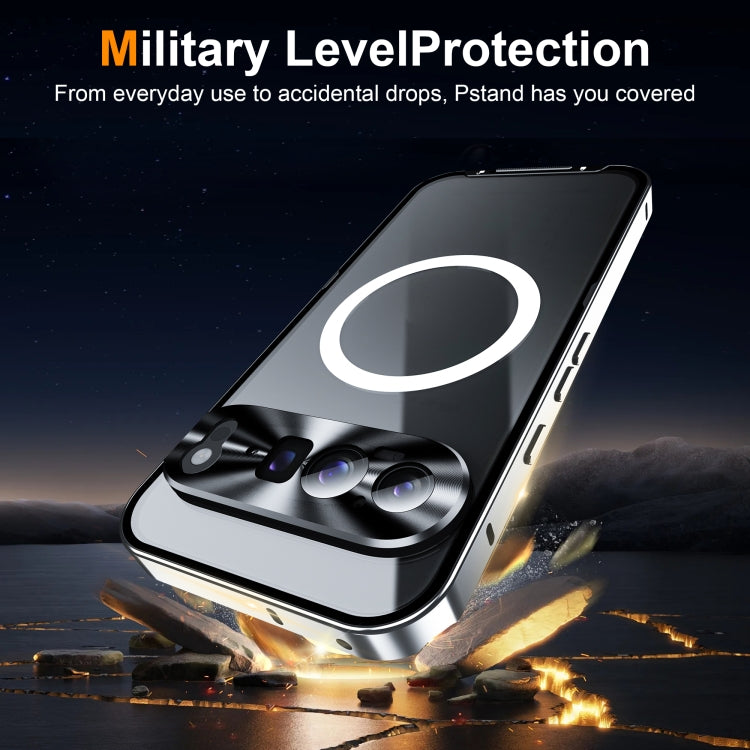 For Google Pixel 9 Pro XL MagSafe Magnetic Frosted Metal Phone Case(Silver) - Google Cases by PMC TechLife | Online Shopping South Africa | PMC TechLife | Buy Now Pay Later Mobicred