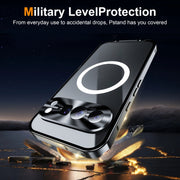 For Google Pixel 9 Pro MagSafe Magnetic Frosted Metal Phone Case(Black)