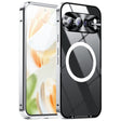 For Google Pixel 9 Pro MagSafe Magnetic Frosted Metal Phone Case(Silver) - Google Cases by PMC TechLife | Online Shopping South Africa | PMC TechLife | Buy Now Pay Later Mobicred