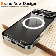 For Google Pixel 9 MagSafe Magnetic Frosted Metal Phone Case(Black)