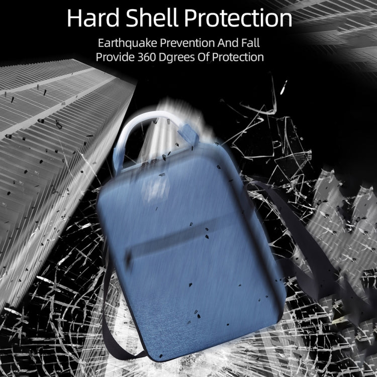 For DJI Mini SE Shockproof Single Shoulder Storage Carrying Case Box Bag, Size: 31 x 23 x 10cm(Blue + Black Liner)