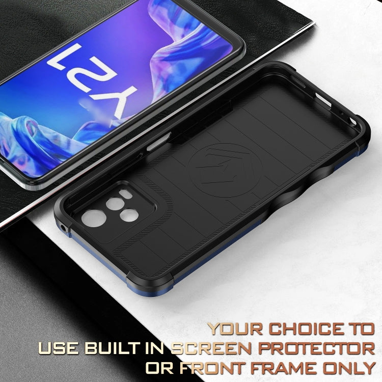 For vivo Y21 / Y21s / Y33 Non-slip Shockproof Armor Phone Case(Black) - vivo Cases by PMC TechLife | Online Shopping South Africa | PMC TechLife | Buy Now Pay Later Mobicred