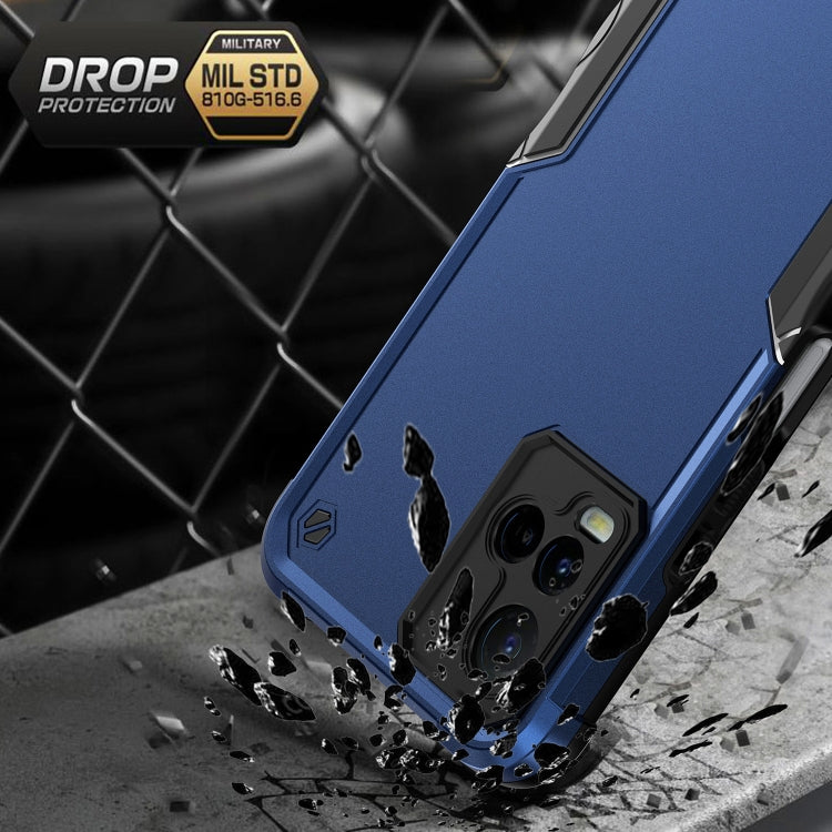 For vivo Y21 / Y21s / Y33 Non-slip Shockproof Armor Phone Case(Black) - vivo Cases by PMC TechLife | Online Shopping South Africa | PMC TechLife | Buy Now Pay Later Mobicred