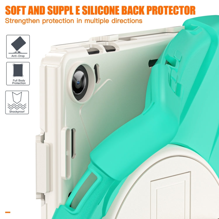 For Lenovo Tab M10 10.1 3rd Gen Silicone + PC Protective Tablet Case(Mint Green) - Lenovo by PMC TechLife | Online Shopping South Africa | PMC TechLife | Buy Now Pay Later Mobicred