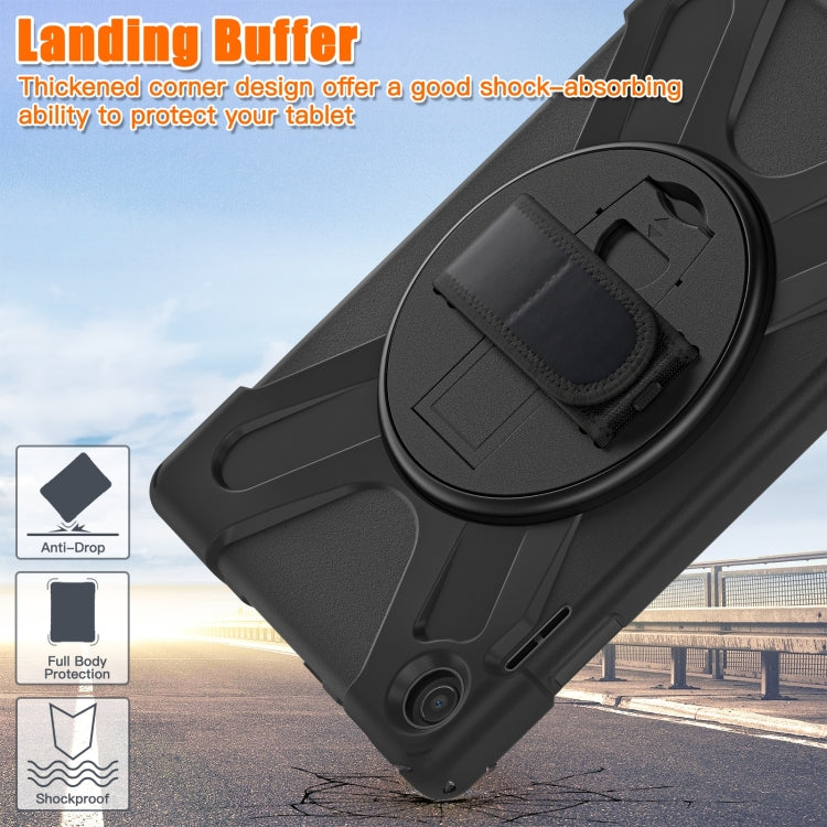 For Lenovo Tab M10 10.1 3rd Gen Silicone + PC Protective Tablet Case(Black) - Lenovo by PMC TechLife | Online Shopping South Africa | PMC TechLife | Buy Now Pay Later Mobicred