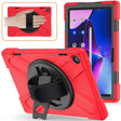 For Lenovo Tab M10 10.1 3rd Gen Silicone + PC Protective Tablet Case(Red) - Lenovo by PMC TechLife | Online Shopping South Africa | PMC TechLife | Buy Now Pay Later Mobicred