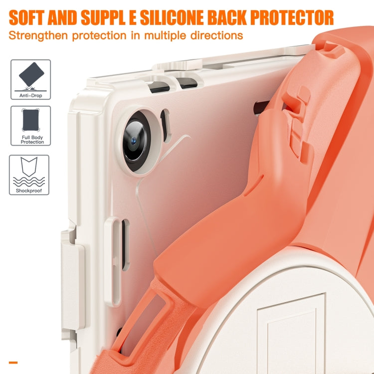 For Lenovo Tab M10 10.1 3rd Gen Silicone + PC Protective Tablet Case(Orange) - Lenovo by PMC TechLife | Online Shopping South Africa | PMC TechLife | Buy Now Pay Later Mobicred