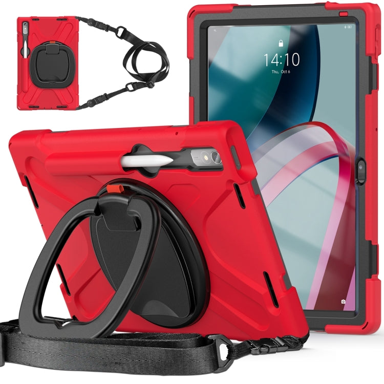 For Lenovo Pad Pro 2022 11.2 inch Silicone + PC Protective Tablet Case(Red) - Lenovo by PMC TechLife | Online Shopping South Africa | PMC TechLife | Buy Now Pay Later Mobicred
