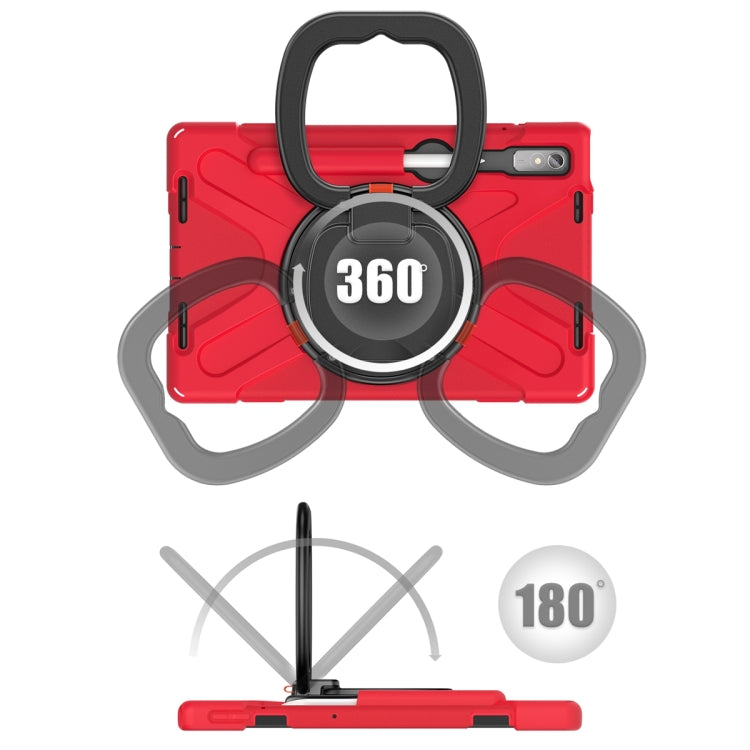 For Lenovo Pad Pro 2022 11.2 inch Silicone + PC Protective Tablet Case(Red) - Lenovo by PMC TechLife | Online Shopping South Africa | PMC TechLife | Buy Now Pay Later Mobicred