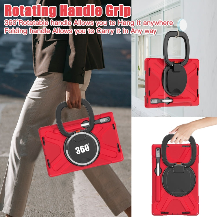 For Lenovo Pad Pro 2022 11.2 inch Silicone + PC Protective Tablet Case(Red) - Lenovo by PMC TechLife | Online Shopping South Africa | PMC TechLife | Buy Now Pay Later Mobicred