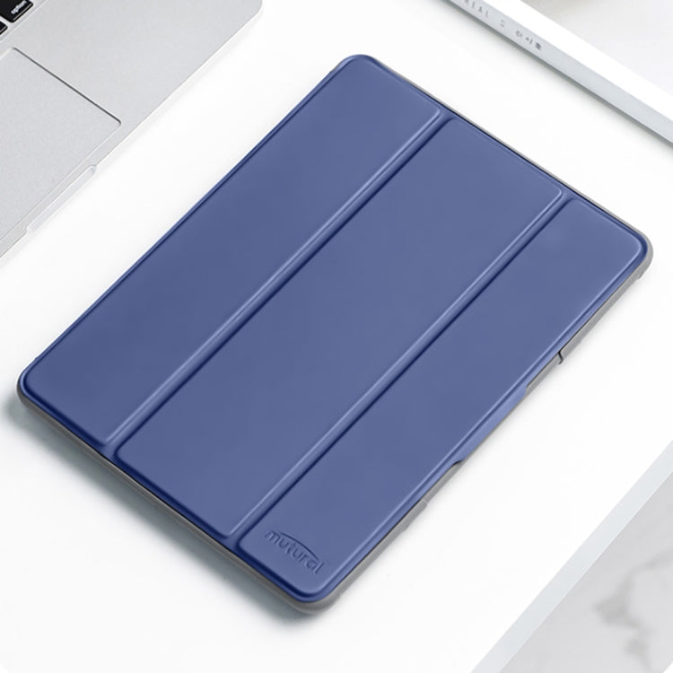 For iPad 2025 / 2022 Mutural PC + TPU Shockproof Leather Tablet Case(Blue) - free shipping - PMC Jewellery - Order now!