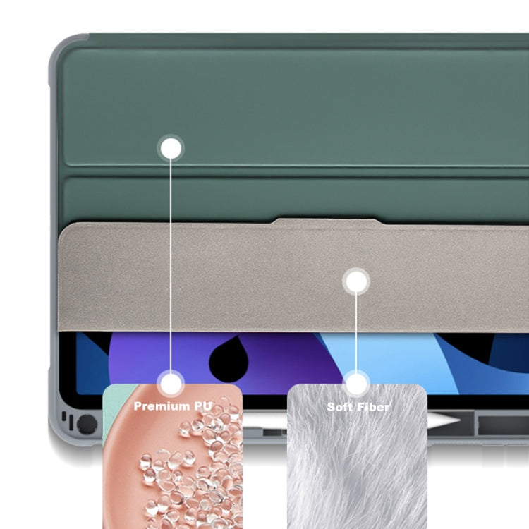 For iPad 2025 / 2022 Mutural PC + TPU Shockproof Leather Tablet Case(Blue)