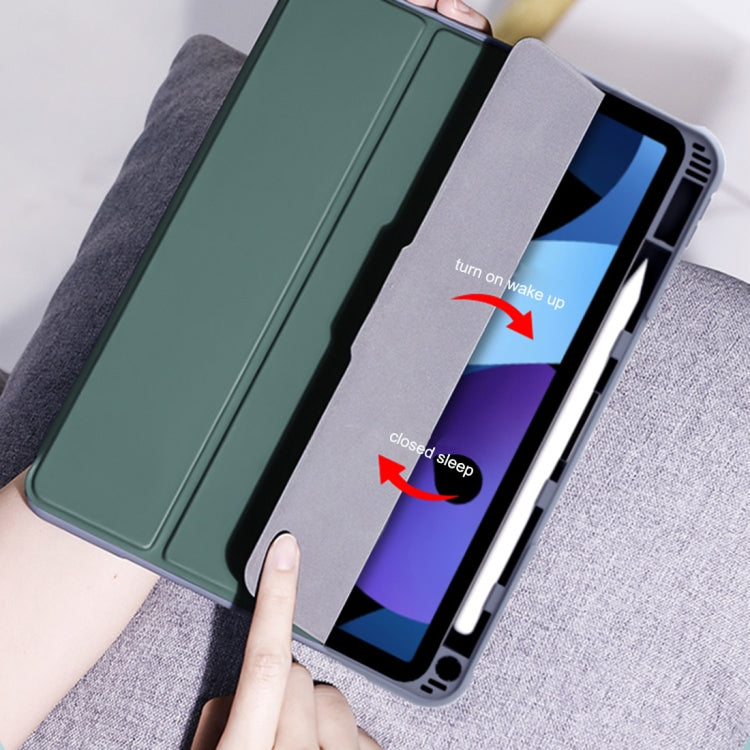 For iPad 2025 / 2022 Mutural PC + TPU Shockproof Leather Tablet Case(Green) - free shipping - PMc TechLife - Order now!