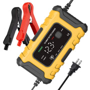 FOXSUR 6A 12V Motorcycle / Car Smart Battery Charger, Plug Type:AU Plug(Yellow)