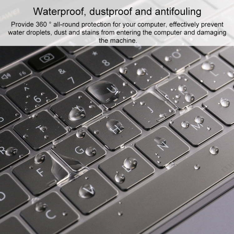 For Huawei MateBook D 15.6 inch Transparent and Dustproof TPU Laptop Keyboard Protective Film - free shipping - PMC Jewellery - Order now!