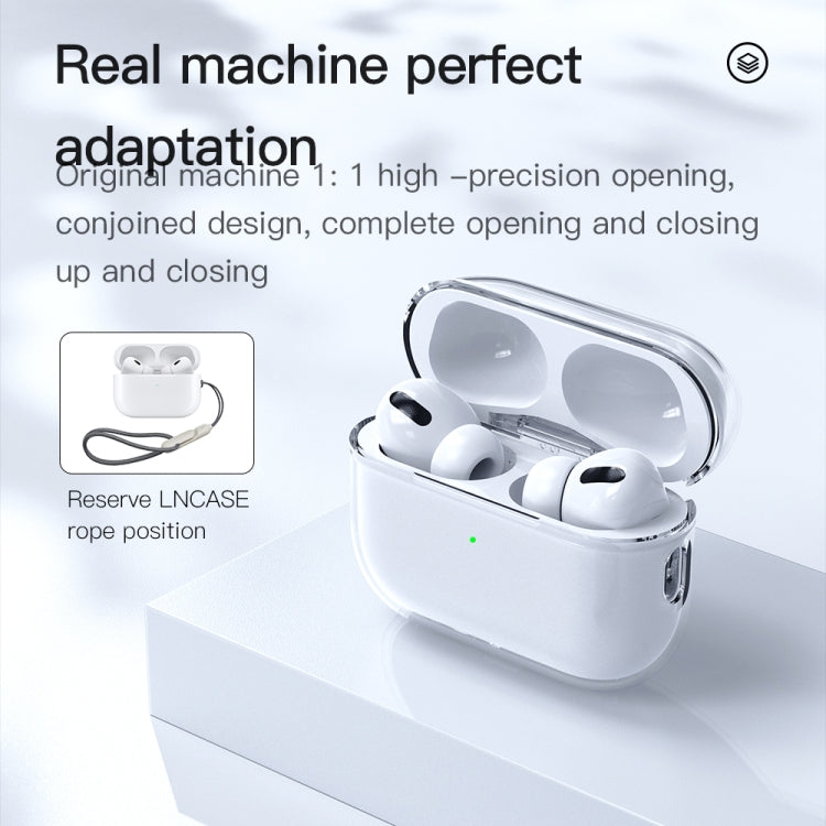 For AirPods Pro 2 TOTUDESIGN Soft Series AA-137 Siamese Earphone TPU Protective Case(Clear) - free shipping - PMC Jewellery - Order now!