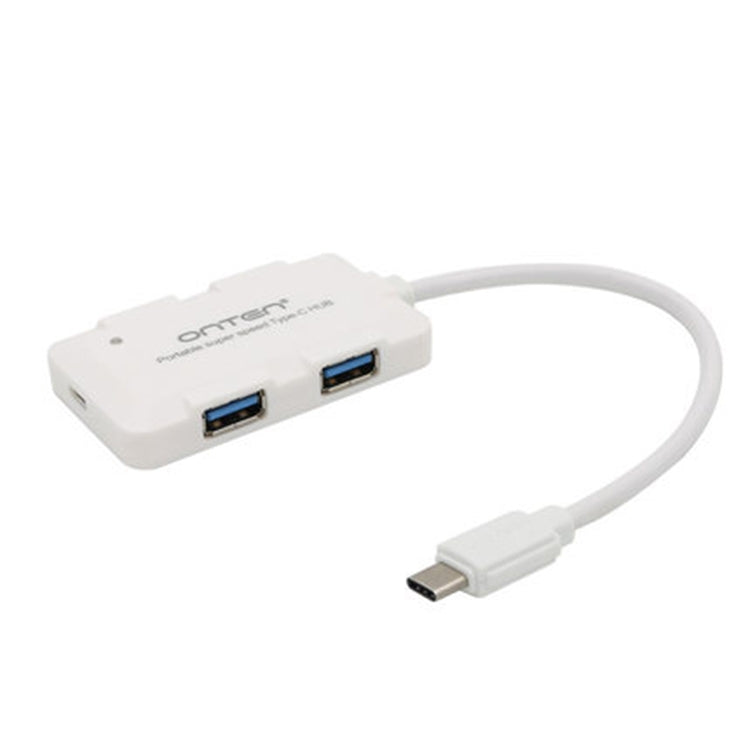 Onten OTN-9102 4-port USB3.0 Portable HUB Docking Station(White) - free shipping - PMC Jewellery - Order now!