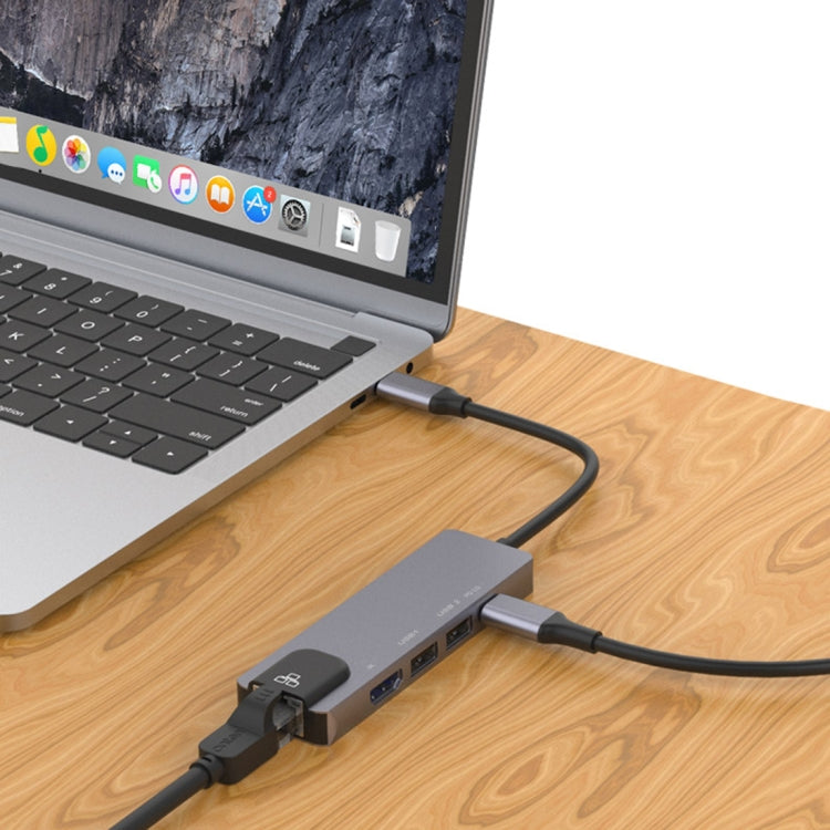 Onten OTN-UC920S USB-C / Type-C Portable Multifunctional HUB Docking Station - free shipping - PMC Jewellery - Order now!