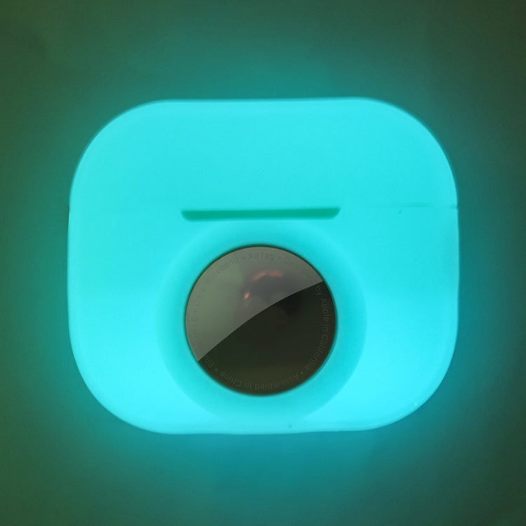 For AirPods Pro 2 / AirTag 2 in 1 Shockproof Full Coverage Silicone Protective Case(Fluorescence Blue) - For AirPods Pro 2 by PMC Jewellery | Online Shopping South Africa | PMC Jewellery | Buy Now Pay Later Mobicred