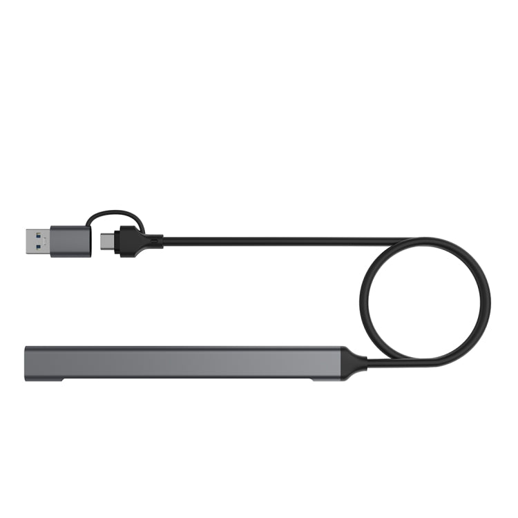 Onten OT-UCA9702 2 in 1 7-port Portable Multifunctional HUB Docking Station - free shipping - PMC Jewellery - Order now!