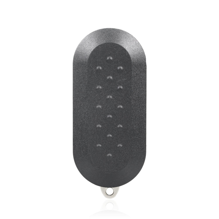 For Fiat 3 Button Folding Car Key Case Remote Control Shell SIP22, Style:Black Switch Button