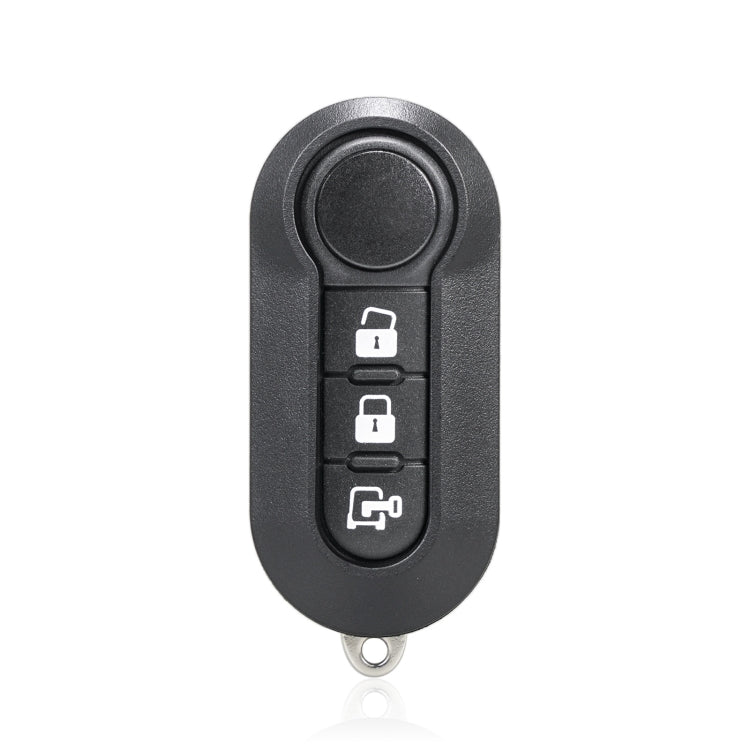 For Fiat 3 Button Folding Car Key Case Remote Control Shell SIP22, Style:White Switch Trunk Button - Car Key Cases by PMC TechLife | Online Shopping South Africa | PMC TechLife | Buy Now Pay Later Mobicred