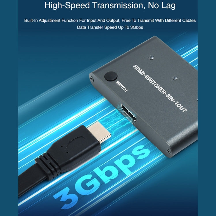 Waveshare 3 in 1 3 inch 4K HDMI Switcher - free shipping - PMC Jewellery - Order now!