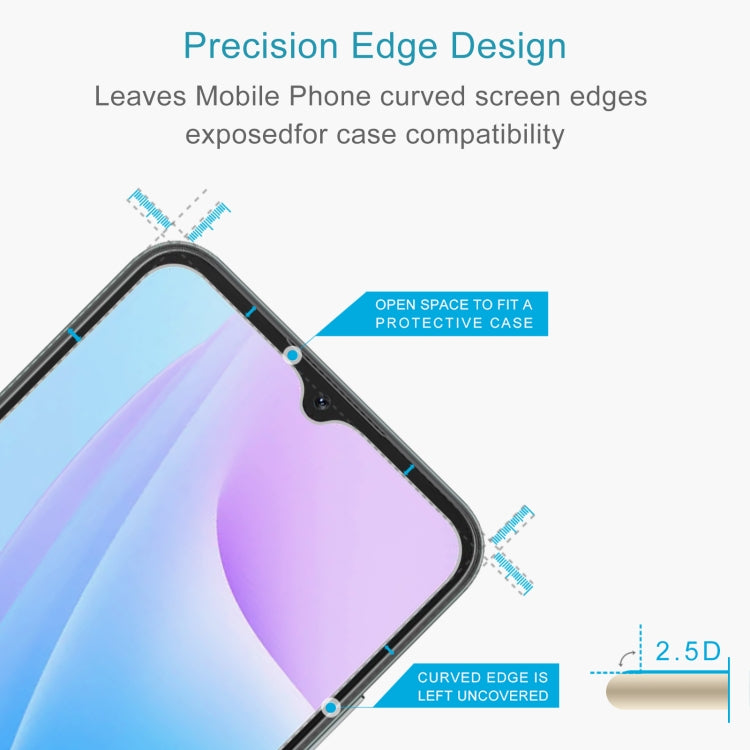 For Blackview A52 50 PCS 0.26mm 9H 2.5D Tempered Glass Film - For Blackview by PMC TechLife | Online Shopping South Africa | PMC TechLife