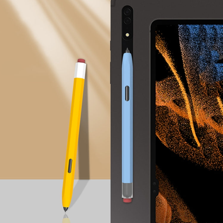 For Samsung Galaxy Tab S6 Lite P610/P615 LOVE MEI Soft Silicone Stylus Pen Protective Case(Dark Blue) - free shipping - PMC TechLife - Order now!