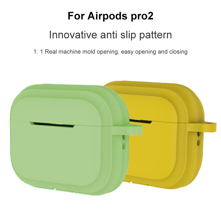 For AirPods Pro 2 Striped Shockproof Earphone Case(Blue)