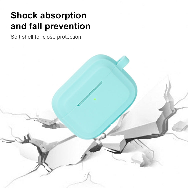 For AirPods Pro 2 Striped Shockproof Earphone Case(Mint Green) - For AirPods Pro 2 by PMC Jewellery | Online Shopping South Africa | PMC Jewellery | Buy Now Pay Later Mobicred