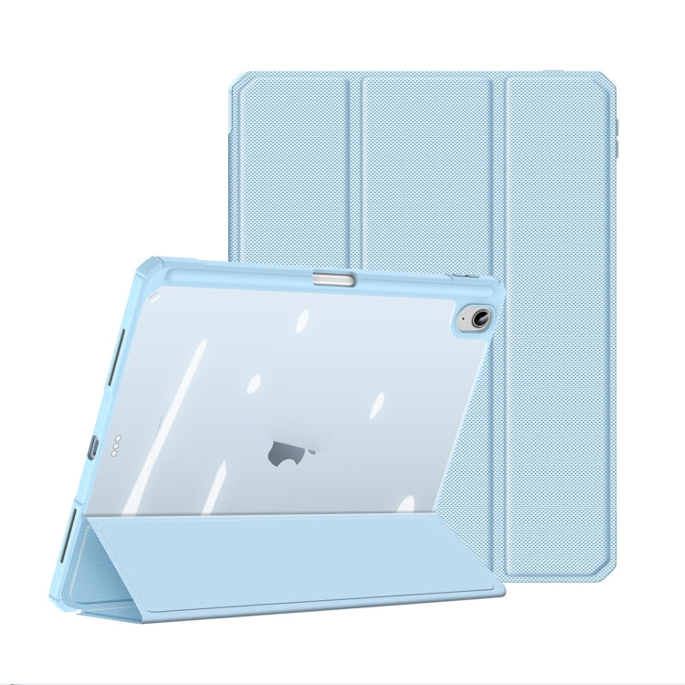 For iPad 2025 / 2022 DUX DUCIS TOBY Series Antiskid Leather Smart Tablet Case(Blue) - iPad 2025 / 2022 Cases by DUX DUCIS | Online Shopping South Africa | PMC Jewellery | Buy Now Pay Later Mobicred
