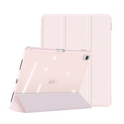 For iPad 2025 / 2022 DUX DUCIS TOBY Series Antiskid Leather Smart Tablet Case(Pink)