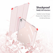 For iPad 2025 / 2022 DUX DUCIS TOBY Series Antiskid Leather Smart Tablet Case(Pink)